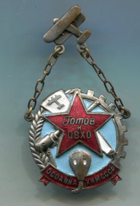 Готов к ПВХО 1-й ступени, 32 мм.