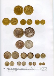 Великобритания Edvard VII specimen coins 1902