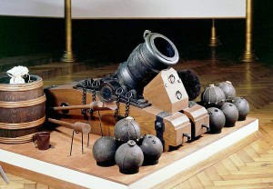 Ядра "ушастые" к мортире XVIII в (большие)