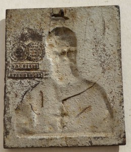 Плакетка " Св. Иоанн Кронштадский " Касли. Тепляков.1898 г.