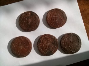 пять пятачков Екатерины