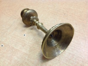 Подсвечник бронза в работе 3