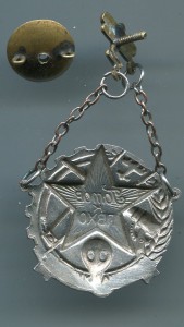 Готов к ПВХО 1-й ступени, 34 мм.