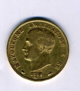 40 лир, Наполеон  1814 г.