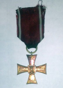 Польша крест Храбрых 1944 с документом