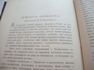 Природа и Охота. Июнь. 1893г