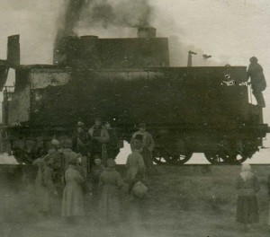 Пожар на паровозе. 1920-е гг.