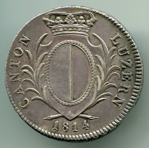 4 франка 1814 кантон Люцерн