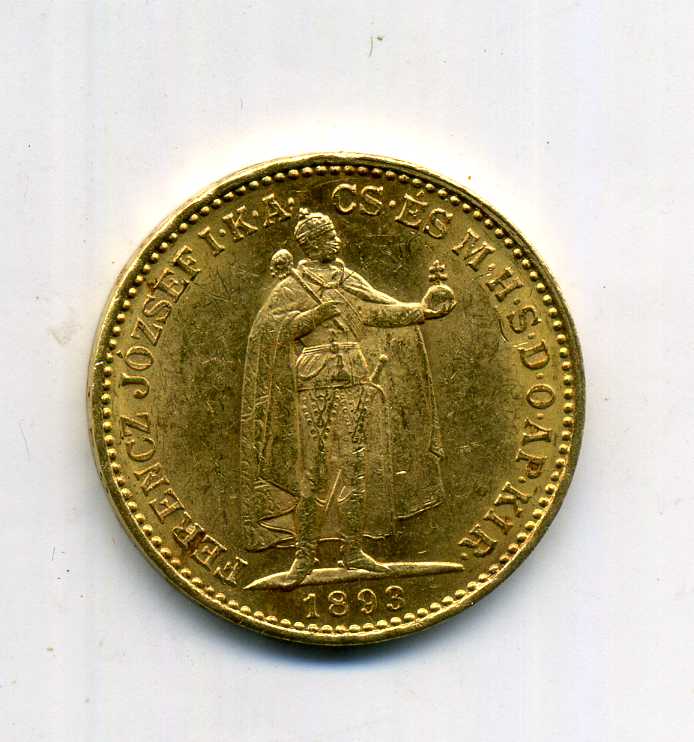 20 крон 1893,Венгрия.