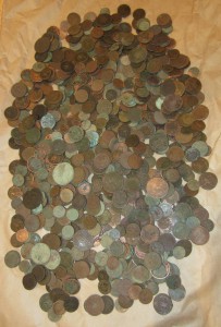 Медь,много.