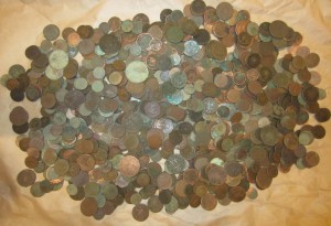 Медь,много.