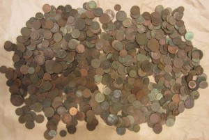 Медь,много.