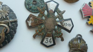 Копанные полковые знаки и не только.