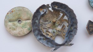 Копанные полковые знаки и не только.