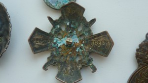 Копанные полковые знаки и не только.