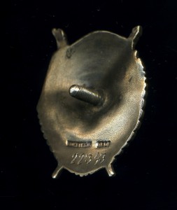 БКЗ № 22343 винт кустарный номер