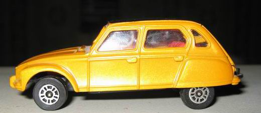 Citroёn Dyane, Corgi Juniors, made in Gt. Britain!