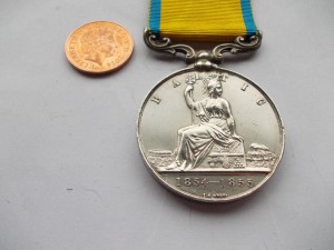 Балтийская медаль КРЫМСКАЯ ВОЙНА 1854 -1855 г