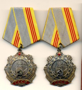 Трудовые Славы. Клепанные. На доке и без. Номера подряд(7143