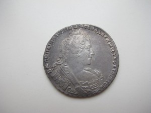 Рубль 1733г