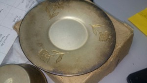 Чашка с блюдцем СССР 1971 Ag875