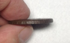 1 копейка 1756 орёл в облаках