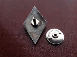 Ромб ГУ, в серебре, 15 лент.