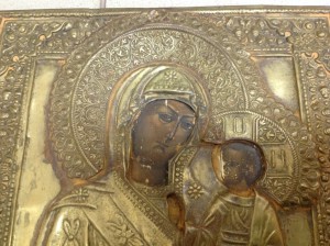2 иконы Иверская и Спас