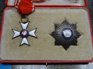 Орден Возрождения Польши 2 кл., шейный Крест и Звезда.
