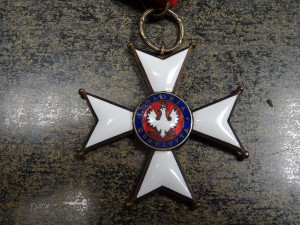 Орден Возрождения Польши 2 кл., шейный Крест и Звезда.