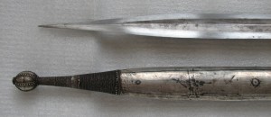Кинжал полностью в серебре--2