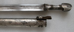 Кинжал полностью в серебре--2