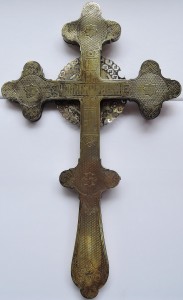 Серебрянный крест. Размер: 34см x 21см x 1,5см. Вес-390гр.