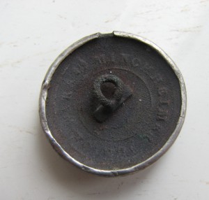 Офицерская пуговица .серебро . 19 век