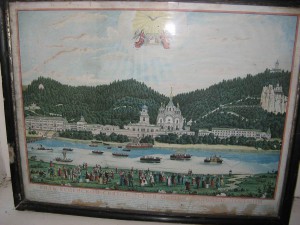 Картина-литография. 1900г. Успенско-Святогор. Монастырь.
