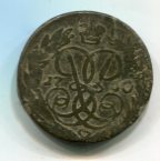 2 копейки 1760.гурт.надпись