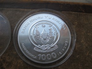 Руанда 93,3 гр. серебро