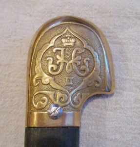 Эфес и прибор ножен офицерской казачки обр.1913г.