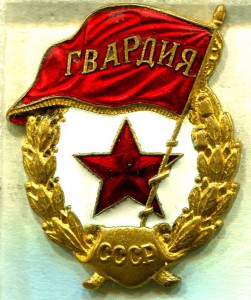Гвардия, МПС, позолота