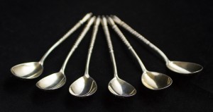 Ложки десертные Клингерт, чернь