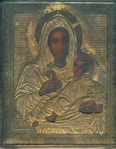 Богоматерь Козельщанская,оклад-84,1893 г. Без венца.