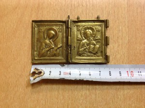 2 створки от складня Деисус маленького размера