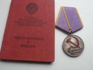 трудовое отличие на доке.