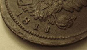 Копейка 1811 в косяках