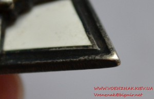 Ромб об окончании военной академии, в серебре