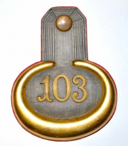 Эполет лейтенанта 4 Королевского Саксонского полка - люкс