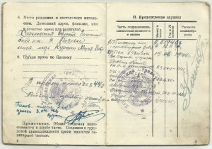 Доки на партизана разведчика, пулеметчика