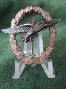 Знак ПЛАНЕРИСТА Люфтваффе. "C.E. Juncker".