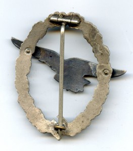 Знак ПЛАНЕРИСТА Люфтваффе. "C.E. Juncker".