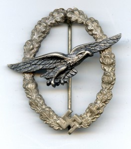 Знак ПЛАНЕРИСТА Люфтваффе. "C.E. Juncker".